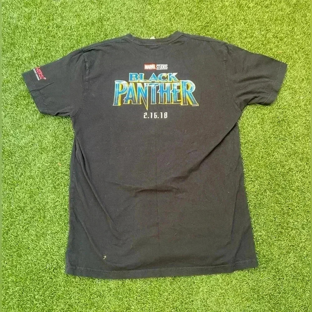‘18 Marvel Black Panther Movie Promo Black Tee